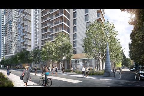 Millharbour Village by Studio Egret West and Hawkins Brown